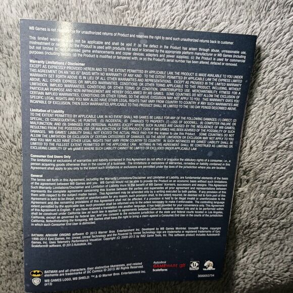 Batman 3 Games Lot Trilogy Arkham Origins W/ Manual Asylum City PlayStation PS3 - Picture 12 of 16